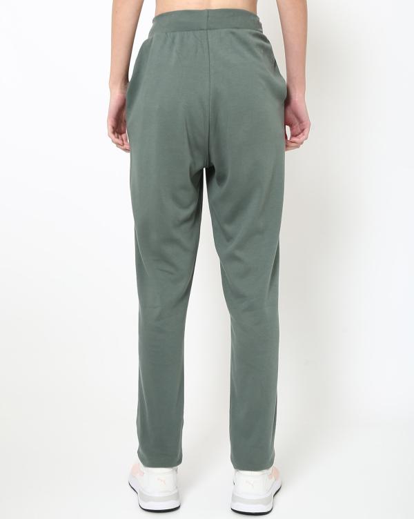 Relaxed Fit Track Pants with Elasticated Drawstring Waist