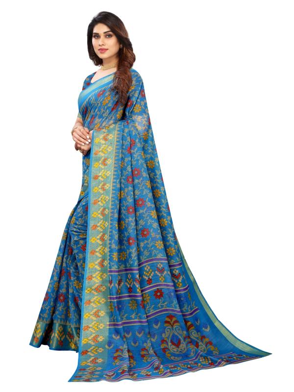 Apnisha Women's Cotton Printed Saree